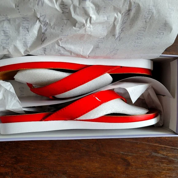 Easy Spirit Shoes Womens New In Box Easy Spirit Red Patent